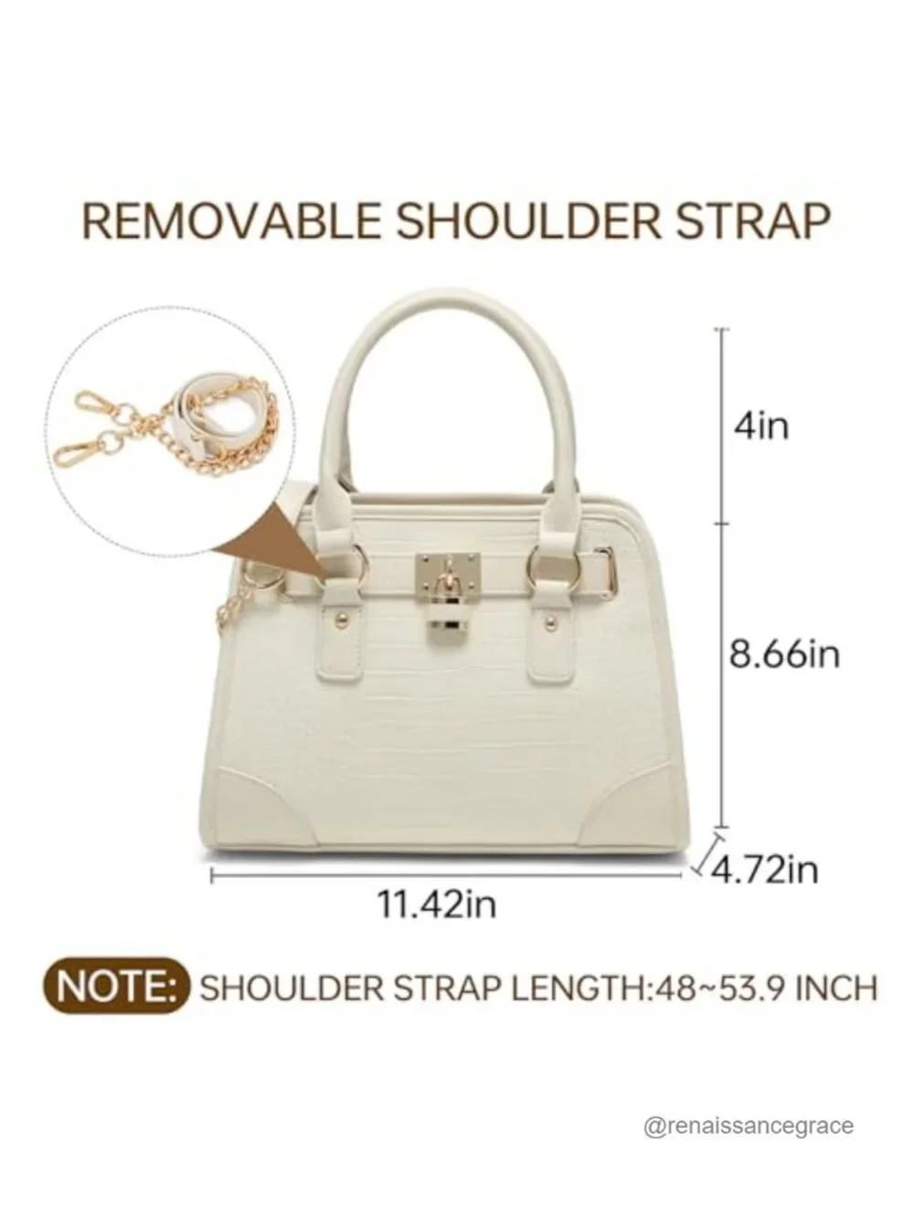 GEMIU Crocodile Top Handle Purse Women Satchel Handbag Shoulder Bag
